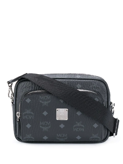 Mcm Small Klassik Crossbody Bag In Black