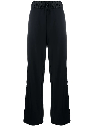 No Ka'oi Oversized Panelled Track Trousers In Schwarz