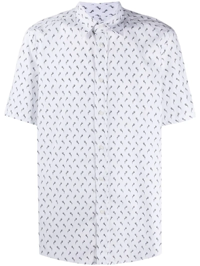 Diesel S-riley Motif-print Shirt In White