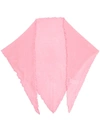 ALLUDE TRIANGLE CASHMERE SCARF