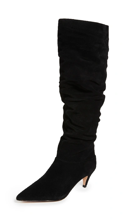 Villa Rouge Scarlett Knee High Boots In Black