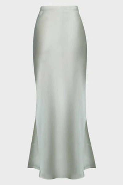 Anine Bing Noel Silk Skirt In Ivory