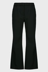 3.1 Phillip Lim Cropped Flared Trousers In Black