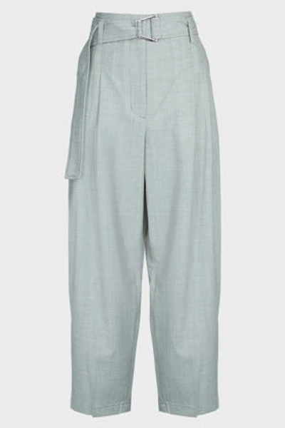 3.1 Phillip Lim Belted Wool-blend Utility Trousers In Grey