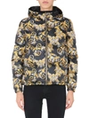 VERSACE JEANS COUTURE REVERSIBLE DOWN JACKET,11469462