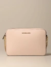 MICHAEL MICHAEL KORS MICHAEL MICHAEL KORS CROSSBODY BAGS MICHAEL MICHAEL KORS JET SET BAG IN GRAINED LEATHER,11469577