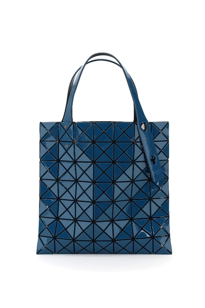 Bao Bao Issey Miyake Prism Small Gloss Geodesic Tote In Blue (blue)