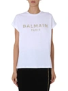 BALMAIN CREW NECK T-SHIRT,186559