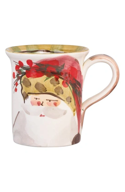 Vietri Old St. Nick Mug In Animal Hat