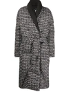 KHRISJOY QUILTED ROBE COAT