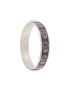 Alexander Mcqueen Skull Bangle In Metallic
