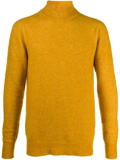 Roberto Collina Turtleneck Jumper In Yellow