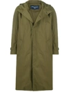 COMME DES GARÇONS HOMME DEUX CONCEALED FRONT PARKA COAT