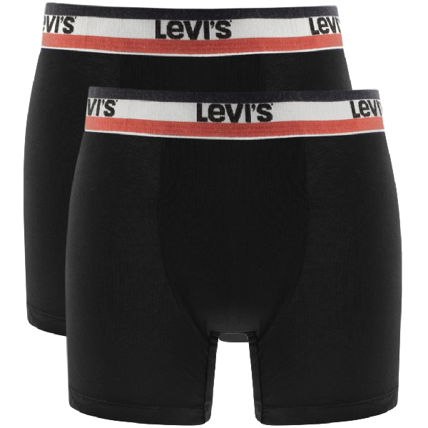 Levi's Underwear 2 Pack Boxer Shorts Black ModeSens