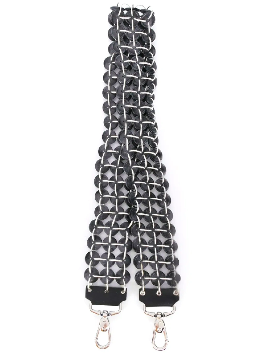 Stefan Cooke Black Button Strap Keychain Stefan Cooke