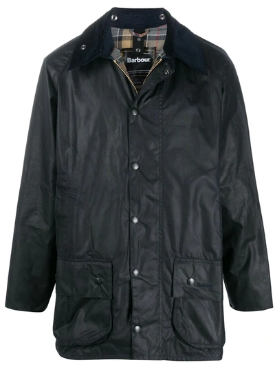 Barbour Beaufort Snap-fastening Jacket In Blue