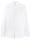 Polo Ralph Lauren Classic Fit Long Sleeve Striped Cotton Oxford Button Down Shirt In Blue White