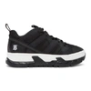 BURBERRY Black Leather Union Sneakers