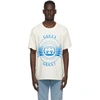 GUCCI GUCCI OFF-WHITE DISK PRINT OVERSIZE T-SHIRT
