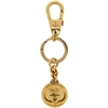 GUCCI GUCCI GOLD INTERLOCKING G KEYCHAIN