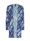 SAKS FIFTH AVENUE COLLECTION TIE DYE OPEN SILK & CASHMERE DUSTER CARDIGAN,400012392764