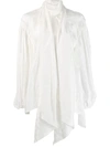 CHLOÉ CHLOÉ WOMEN'S WHITE SILK BLOUSE,CHC19AHT77303101 38