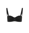 DOLCE & GABBANA BALCONETTE STRETCH-SATIN BRA,P00479728