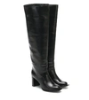DOROTHEE SCHUMACHER SPORTY ELEGANCE LEATHER KNEE-HIGH BOOTS,P00488765