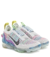 Nike Vapormax 2020 Rubber And Canvas-trimmed Flyknit Sneakers In Multicoloured