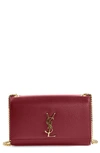 SAINT LAURENT MEDIUM KATE LEATHER CHAIN SHOULDER BAG,364021BOW0J