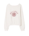 NILI LOTAN NILI LOTAN CREST CREW NECK SWEATSHIRT