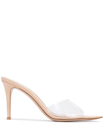 Gianvito Rossi Elle 85 Pointed-toe Sandals In Multi