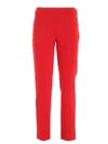 MOSCHINO CADY PANTS IN RED