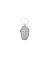Alexander Mcqueen Skull Keyring In Silver