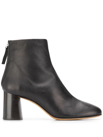 3.1 Phillip Lim / フィリップ リム Nadia Leather Ankle Boots In Black