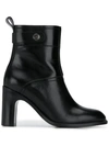 SEE BY CHLOÉ CHUNKY HEEL ANKLE BOOTS