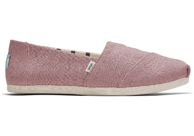 Toms Altrosa Canvas Classics Fur Damen - Grösse Eu 38.5 Espadrilles Pale Mauve