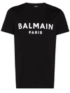 Balmain Printed T-shirt - Straight Fit In Black