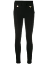 VERSACE JEANS COUTURE HIGH-WAISTED SKINNY TROUSERS