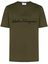 FERRAGAMO 1927 LOGO COTTON T-SHIRT