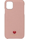 MIU MIU HEART-EMBELLISHED IPHONE 11 CASE