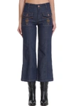 SEE BY CHLOÉ JEANS IN BLUE DENIM,11469774