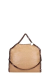 STELLA MCCARTNEY FALABELLA TOTE IN BROWN FAUX LEATHER,11470191