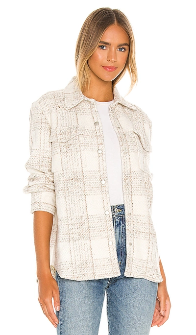 Bb Dakota Work Hard Play Hard Jacket In Alabaster