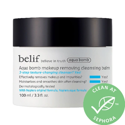 Belif Aqua Bomb Makeup Removing Cleansing Balm 3.3 Oz. In No Color