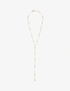 ANISSA KERMICHE SERPENT DORÉ YELLOW GOLD-PLATED STERLING SILVER NECKLACE,R03652295