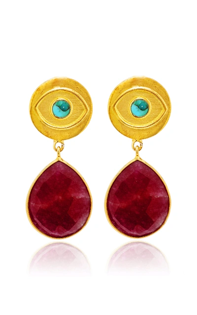 Artisans Of Iq Fabiola Earrings In Red