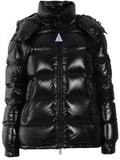 Moncler Maire Water Resistant Down Puffer Coat In Black