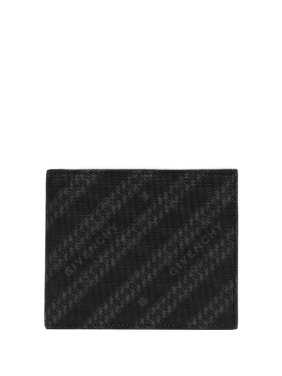 Givenchy Chain Logo-print Cardholder In Black