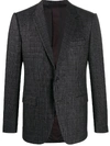 ERMENEGILDO ZEGNA PLAID BLAZER JACKET